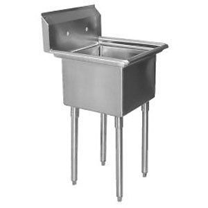 Commercial Stainless Steel (1) One Compartment Sink 29 x 30 New
