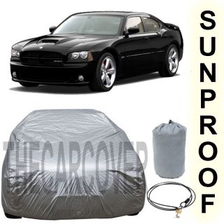 Dodge Charger Silver Car Cover Fitted Outdoor UV Reflective Sun Proof