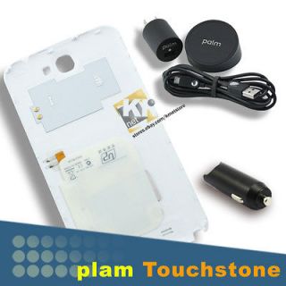 OEM Palm White Touchstone Back Cover+Dock+Car Charger for Samsung