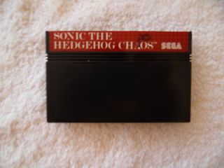 SONIC THE HEDGEHOG CHAOS   SEGA MASTER SYSTEM I OR II   cart only