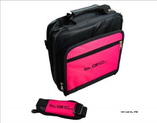 & Black Deluxe Case Bag for 2 x Portable or Dual Screen DVD Players