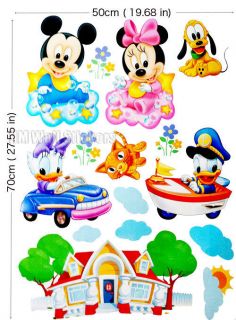 BABY MICKEY & MINNIE; DAISY & DONALD DUCK Kids wall stickers for