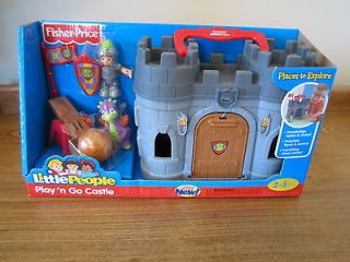 Fisher Price Little People New Box Castle play go playset dragon