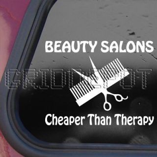 Beauty Salon Cheap Therapy Decal Hair Dresser Sticker