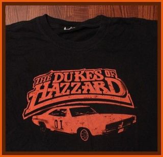 The Dukes Of Hazzard General Lee Car Logo Black M L Damaged T Shirt