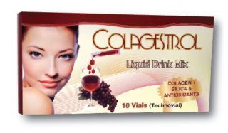 Silica Antioxidants COLAGESTROL 10 vials skin hair nails Drink Mix