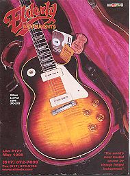 Gibson Les Paul guitar 1998 Elderly Instruments magaz