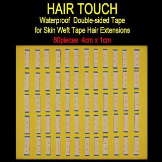 Waterproof Double sided Tape for Skin Tape Hair Extensions 60 pcs