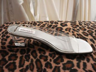 DRESS SHOES*DYEABLES *CLEAR*2 INCH HEEL*DSH35