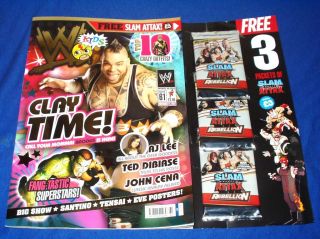 Magazine Issue 61 December 2012 Brodus Clay AJ Lee Ted Dibiase Cena