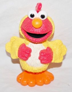 2003 Mattel Elmo Chicken Dance Figure Wobble Toy Mcdonalds