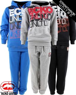 Ecko Unltd Richmondo Tracksuit Time Hip Hop Is Money Age 9  15 Boys