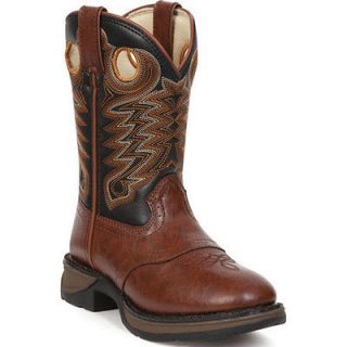 BT300 Rebel by Durango Boys Dusk & Black Saddle Western Boots Size 6