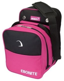Ebonite Compact Single Pink/Black 1 Ball Bowling Bag