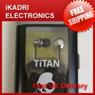 Titan Headphones, Supreme Sound Earbuds W/case. S2ttfz 033. Metal