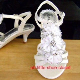 Pageant Crowning Flower Girl Dressy Dance Sandal Shoes Size 12   3