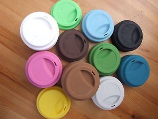 New ECO Silicone Thermal Coffee & Tea Travel Cup/Mug Replacement Lids