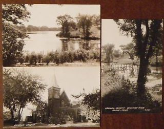 Lot Of 3 Albia Iowa RPPC Postcards Vintage IA