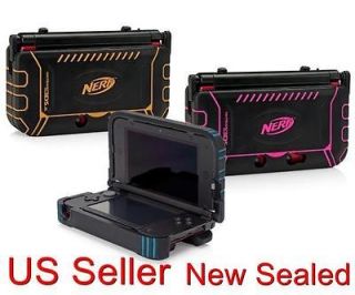 3DS XL Case Nerf Armor Case Blue (Picture In Ce nter) PDP Brand New