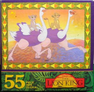 The Lion King 55 Piece Mini Puzzle Golden Walt Disney Ages 4+ Years