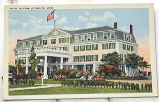 M2194 PLYMOUTH, MA. POSTCARD, HOTEL PILGRIM