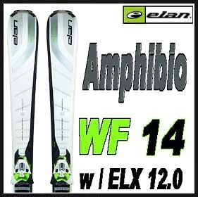 Newly listed 11 12 Elan Amphibio Waveflex 14 Fusion Skis 176cm w/ELX
