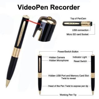 8GB MINI Spy Pen DVR Audio Video Camera Recorder Camcorder 30fps New