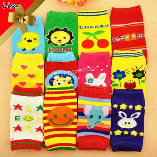12 Pairs/1 Lot Wholesale Kids Baby Safety Sock Kneepad Child Crawl