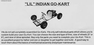LIL INDIAN Go Kart Plans  Advertised In Popular Mechanics Magazine
