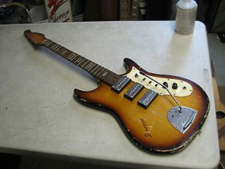 1960s Tonemaster Supreme 3 pickup electric Guitar Crucianelli Holland