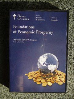 Co Great Course CDs FOUNDATIONS ECONOMIC PROSPERITY Brand New
