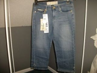 Enyce Eddie Regular Fit Cropped Capri Stretch Denim Jeans Size 3 New