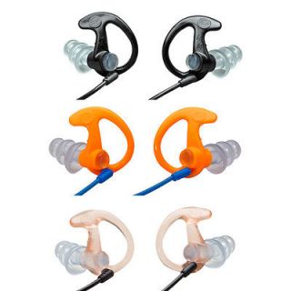 surefire ep5 sonic defenders max medium earplugs black orange clear