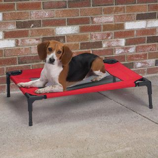 Guardian Gear Elevated Dog Pet Beds Cots CRIMSON w/ Mesh Panels SMALL