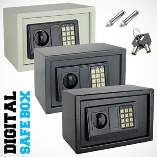 NEW Digital Electronic Safe Box Keyless Security Lock Home Office