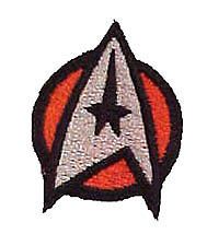 Star TrekTMP Science Orange Insignia 1.5 Uniform Patch  FREE S&H