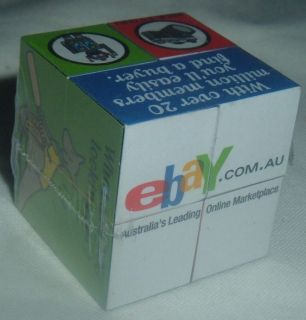  EABY.AU COLLECTORS TRADING ADVERTISING 3CM FOLDING CUBE