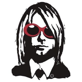 Kurt Cobain Sunglasses Logo Sticker Nirvana Eddie Vedder Pearl Jam