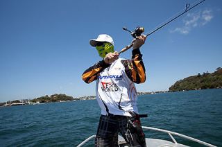 FISHING TOURNAMENT UV SUN SHIRT QUICK DRY LONG SLEEVE SIZES AVAIL MED