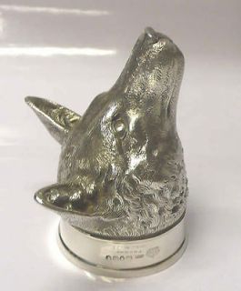 Victorian Silver Fox Stirrup Cup 1867 Edward Stockwell stock id 6585