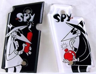 Sig Sauer P238 Acrylic Custom SPD Grips Spy vs Spy