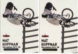 2000 ADRENALINE GOLD MAT CONDOR HOFFMAN BMX CARD #72