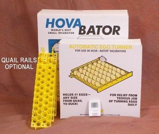 HovaBator Egg Incubator w/ Turner for chicken Therm/Hyg