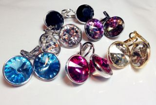 Swarovski Bella Style Crystal Pierced Earrings