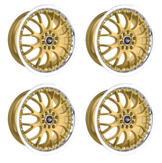 DRAG DR19 GOLD 17 rims 4 LUGS 4X100/114.3 42 OFFSET