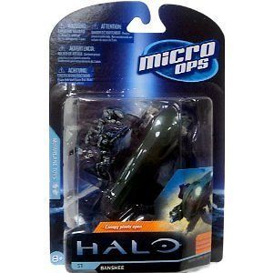 Halo Micro Ops Series 1 McFarlane Toys Banshee with 2 Elites
