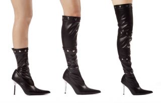 in1 changeable 4 Heel Thigh High Boot 408 Lotus Ellie Shoes