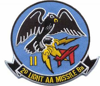 USMC 2d LAAM Bn PATCH Marines  2nd Light Anti Aircraft Missile