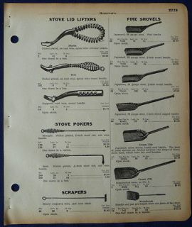 Stove Pipe Parts Accessories Dampers, Original Vintage 1930s Union
