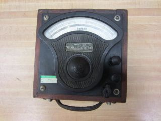 General Electric 356578 Antique Ammeter Vintage 39040   Used